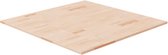Plateau de table carré vidaXL 80 x 80 x 1,5 cm en eikenhout non traité - Plateau de table - Table - Plateau de table en bois - Tables