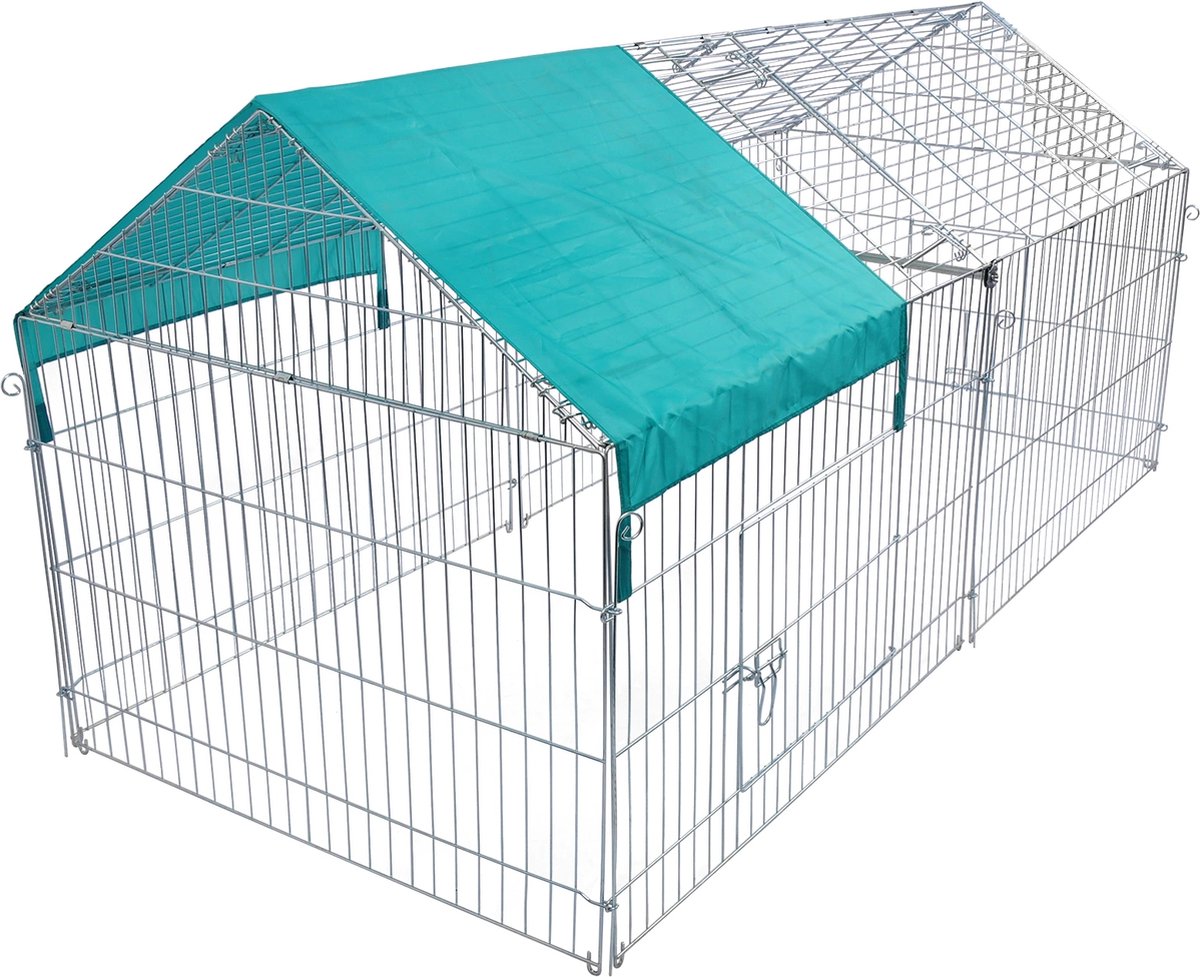 Feral Kitty Shelter Kattenhuis met geïsoleerde voering voor de winter, waterdicht, konijnenhok voor konijnen, katten