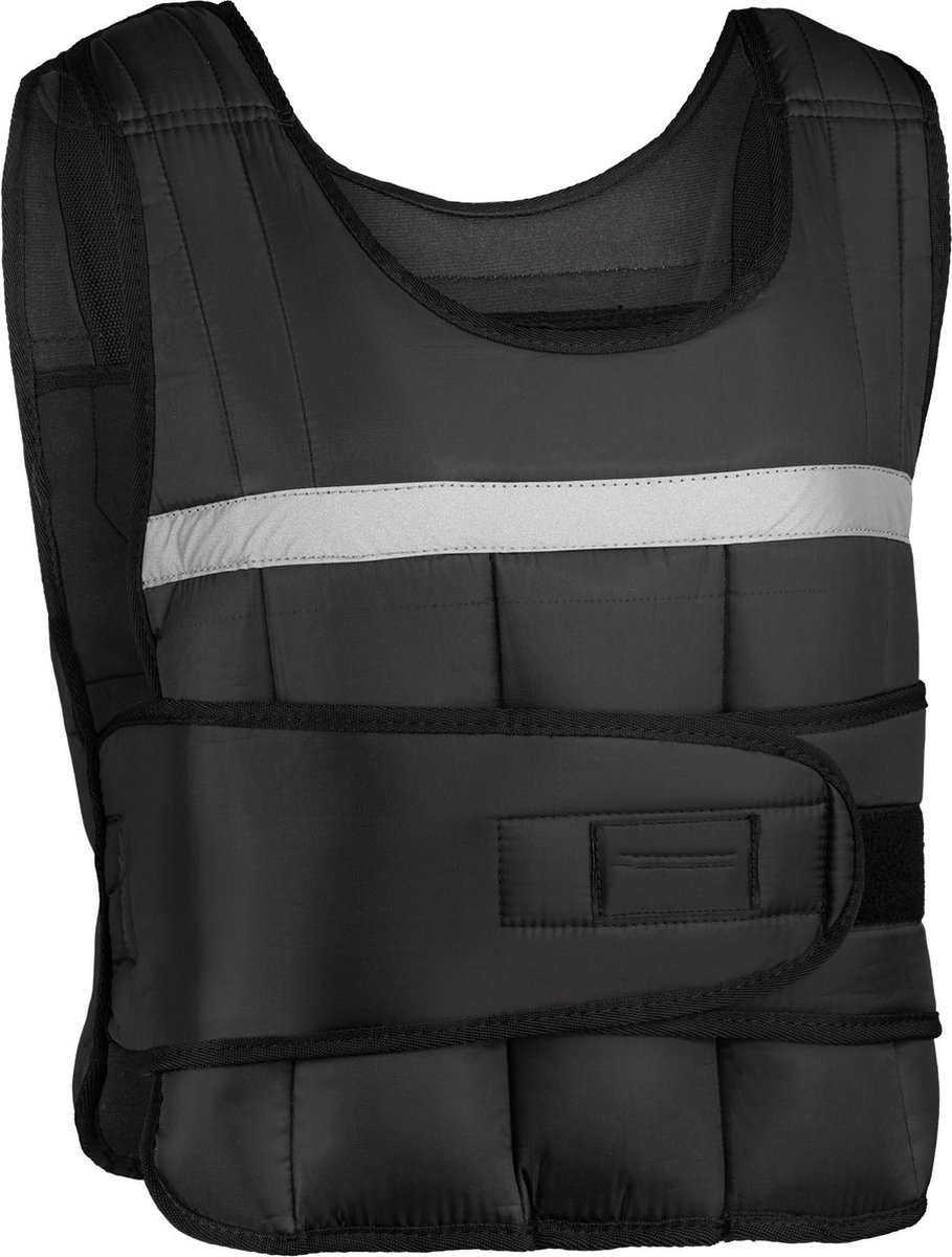 RAMASS Fitness Giubbotto Zavorrato 20kg, Pesi In Ferro Rimovibili