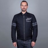 Helstons Jake Speed Fabrics Black Grey Jacket L - Maat - Jas