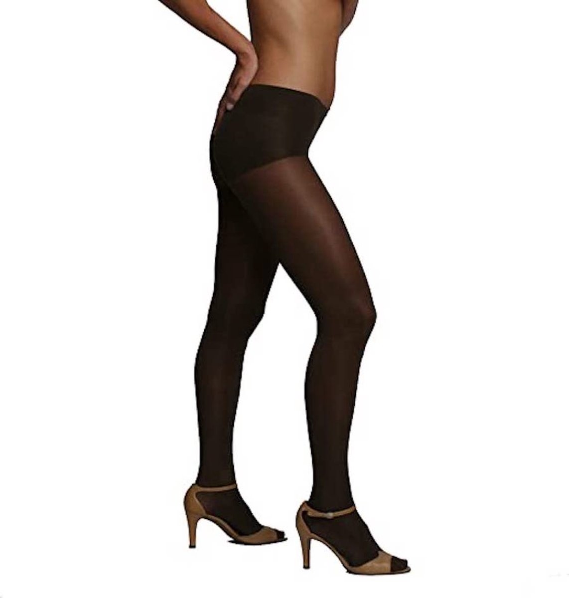 Platino total confort 40 den panty maat 44/46 zwart