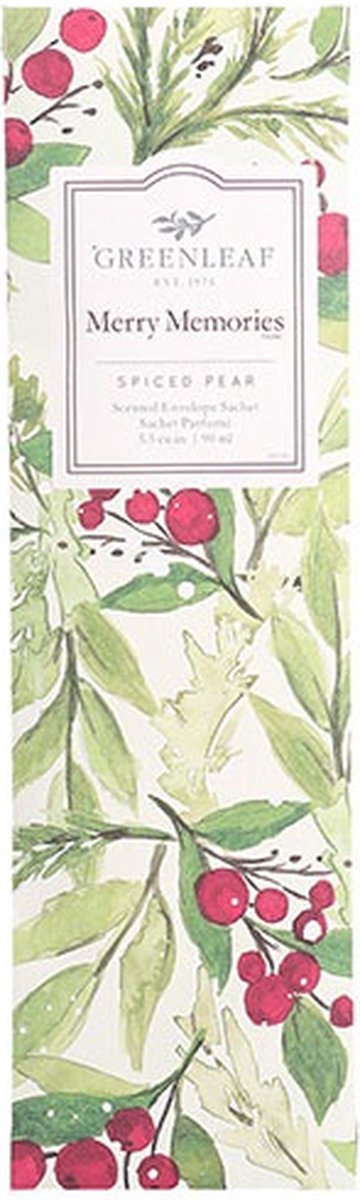 Greenleaf geurzakje slim Merry Memories 4 stuks