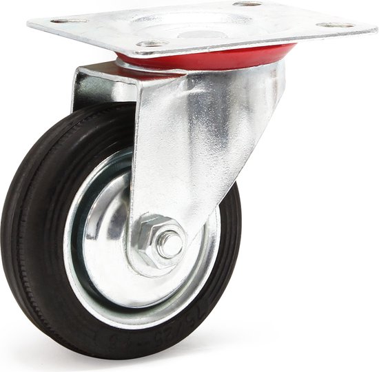 200 mm rubberen wiel - Products4Engineers - Productnieuws- en