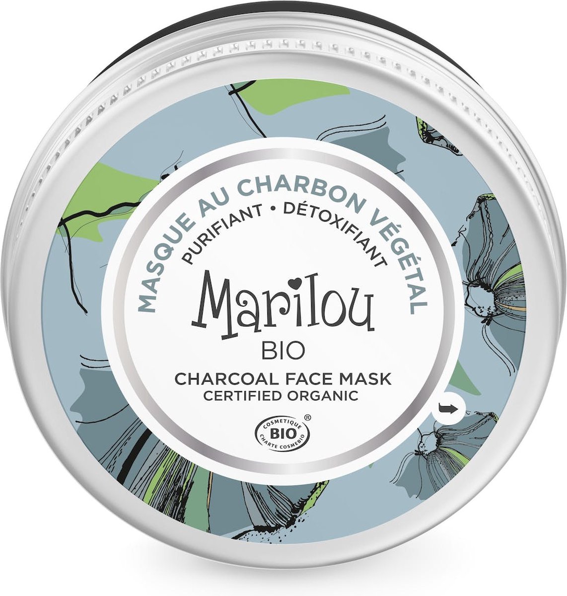 Marilou Bio - Houtskool Masker - Detox - Organic - 75ml