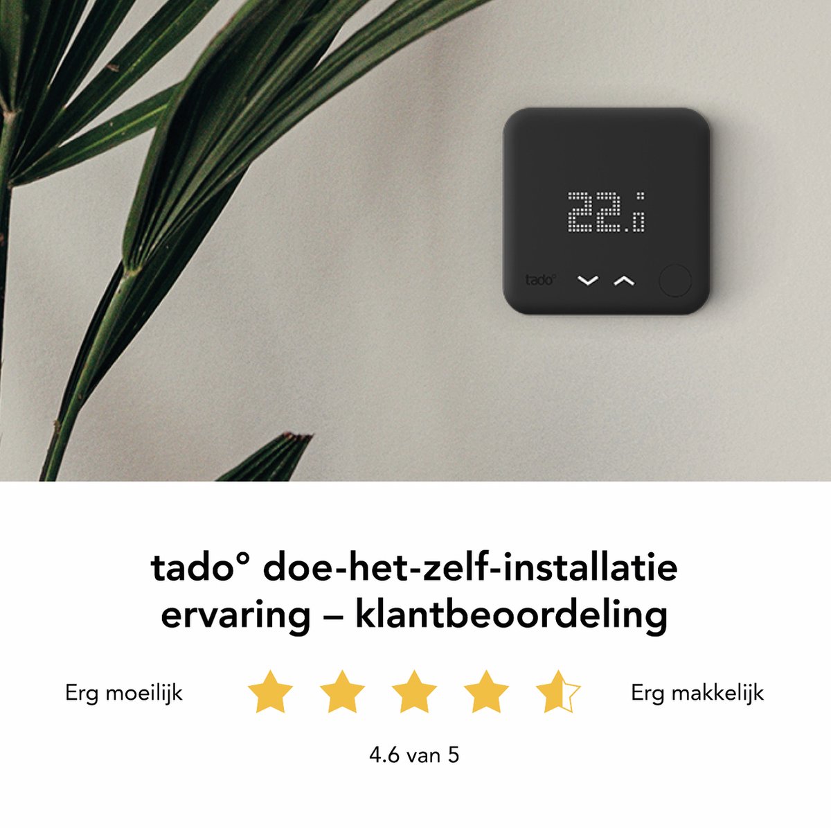 tado° Slimme Thermostaat V3+ Starterskit - Bedrade variant - Zwart thumbnail 5