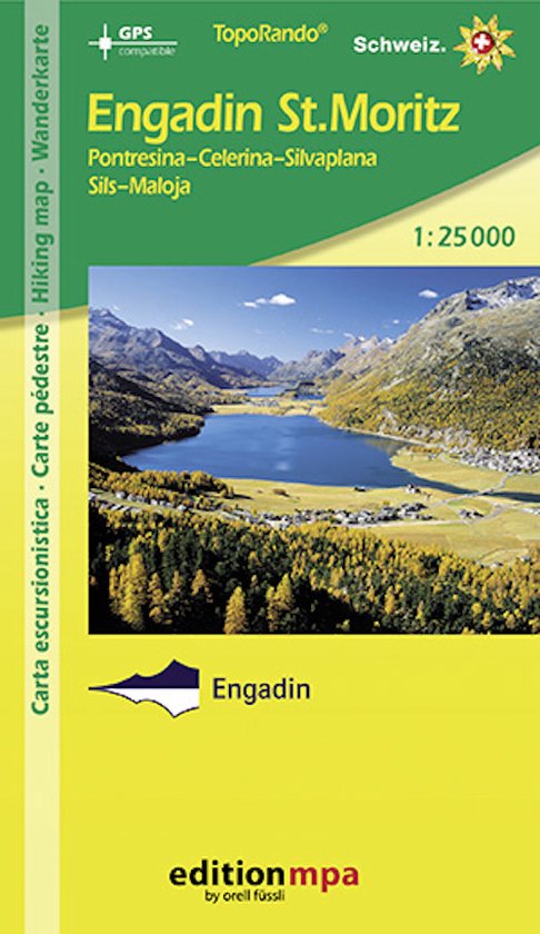 Wandelkaart Engadin St. Moritz 1:25.000 - cover