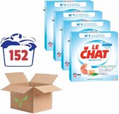 Le Chat Sensitive Marseillezeep Waspoeder - Voordeelverpakking - 4 Pack - 152 wasbeurten