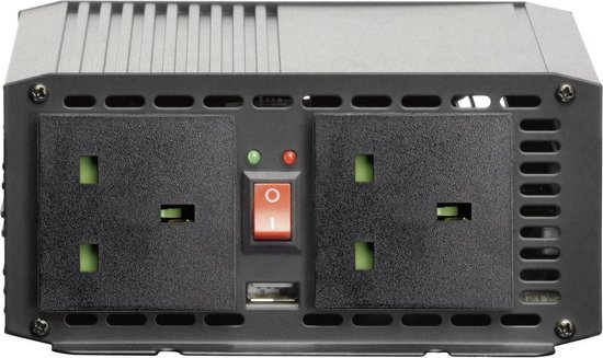 Convertisseur VOLTCRAFT 150 W – 24V DC Vers 230V AC, Prise Française, USB