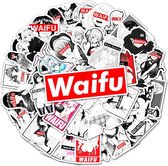 Winkrs - Stickers Anime Manga Waifu girls 50 stuks