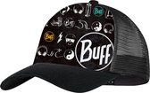 BUFF® Trucker Cap KALEAT BLACK LOGO L/XL - Pet - Zonbescherming