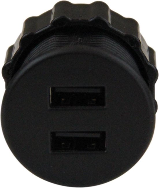 2-poorts USB A vrouwelijke low-profile Slot Plate Adapter