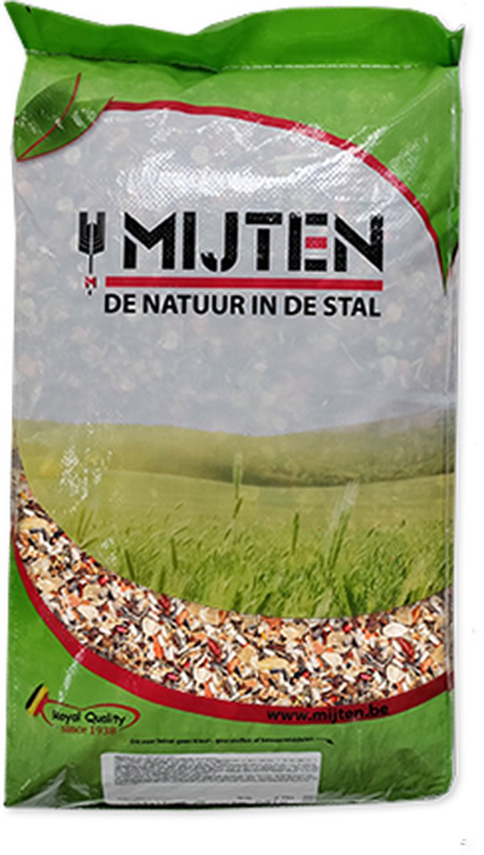 Mijten Papegaaienvoer Fruitmix - Complete Voeding Papegaaien Grote Parkieten - Vogelvoer Fruitstukjes - 3kg