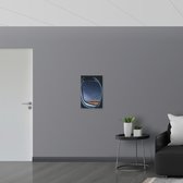 WallClassics - Canvas  - sterrenhemel vanuit Vliegtuig - 40x60 cm Foto op Canvas Schilderij (Wanddecoratie op Canvas)