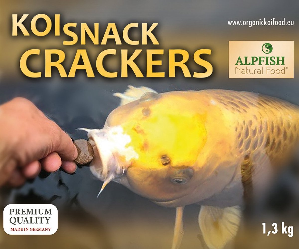 Vis voer Genki4koi Koi Snacker Crackers 3,5 liter (1,3 kg)