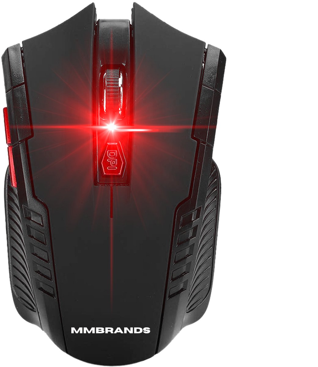 MM Brands Draadloze Game Muis - Gaming Mouse Wireless - Bureau Accessoires