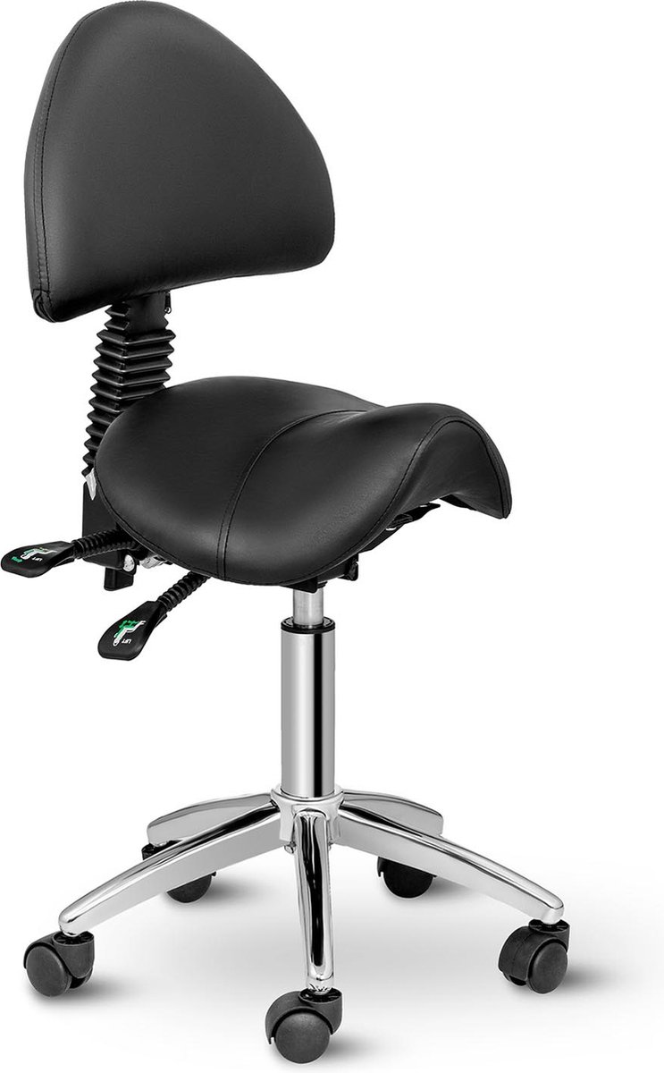 Goedkoopste physa Zadelstoel - {{height_adjustment_430_temp}} mm - 150 kg - zwart