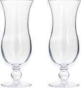 Cocktail glazen - 8x stuks - 440 ml - transparant - 8 x 21 cm