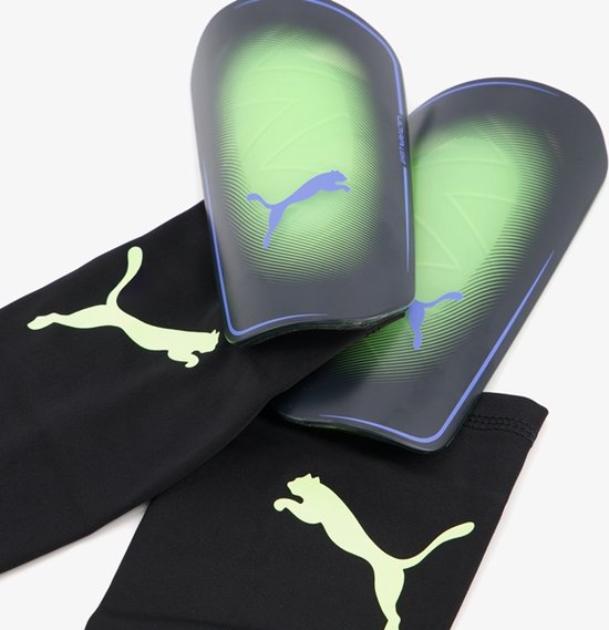Puma Ultra Light Sleeve scheenbeschermers - Blauw - Maat M