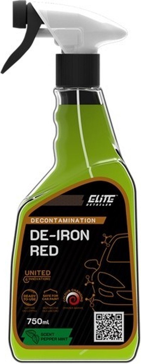 Elite Detailer De-Iron Red | Metaal en Roest verwijderaar - 750ml