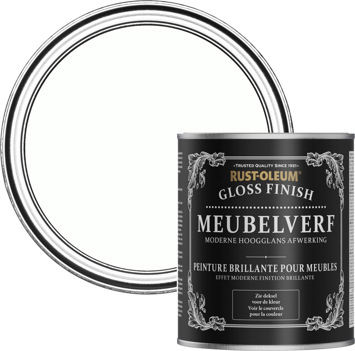 Rust-Oleum Wit Meubelverf Hoogglans - Krijtwit 750ml