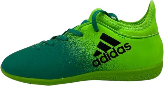 Adidas X 16.3 IN J - Zaalschoenen - Kinderen - Groen - Maat 32 | bol.com