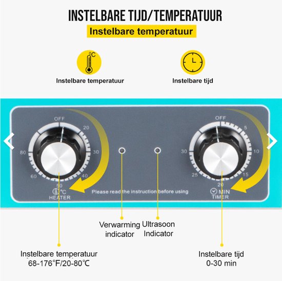 Appareil de nettoyage à ultrasons UC50