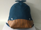 Tiny Backpack whale blue