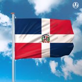 vlag Dominicaanse Republiek 150x225cm - Spunpoly