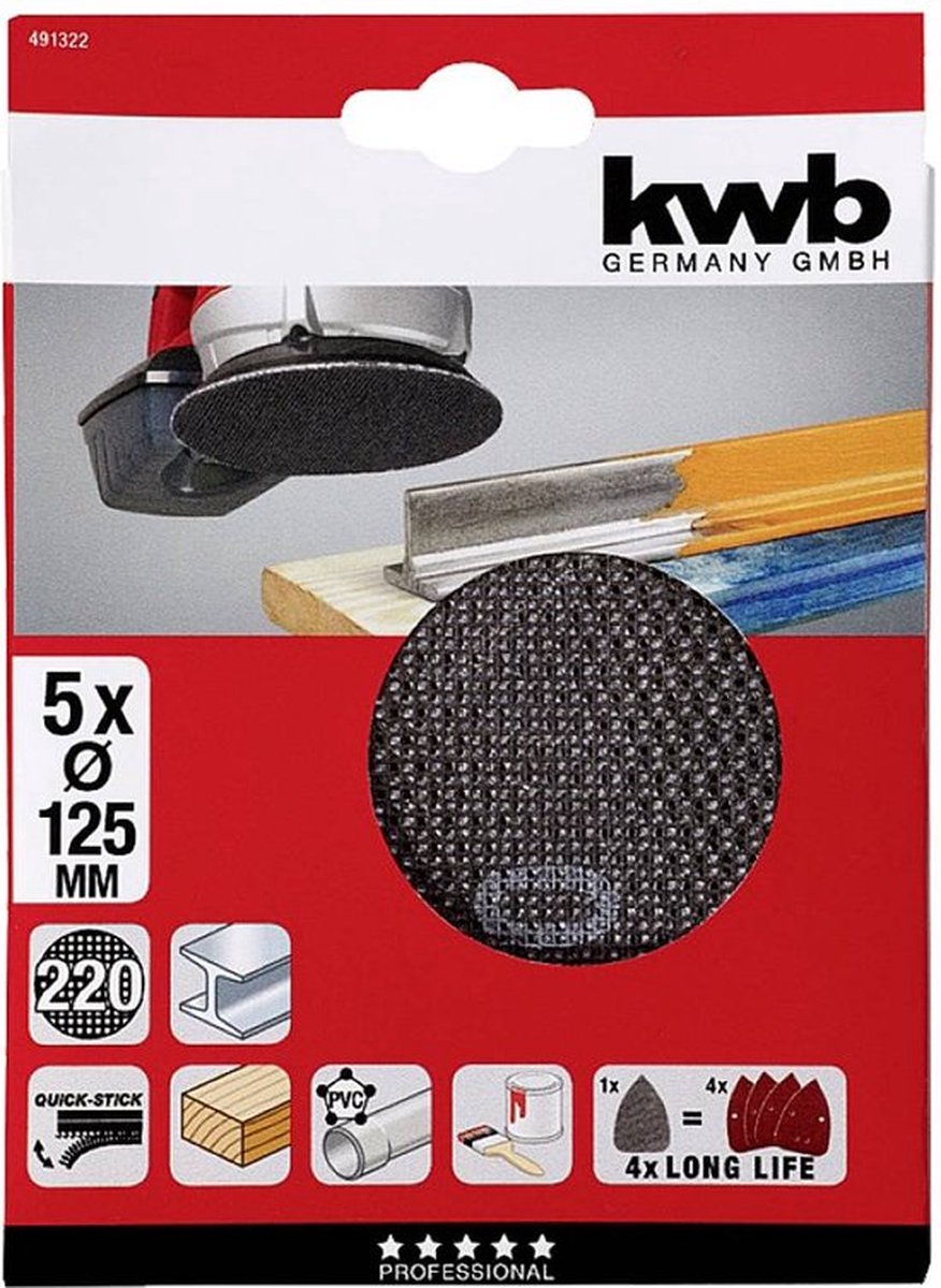 KWB Schuurgaas 125 mm K220
