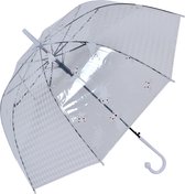 Juleeze Paraplu Volwassenen Ø 60 cm Wit Kunststof Katten Regenscherm