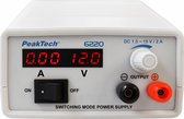 Peaktech 6220 - Mini labo voeding - 1.5 .... 15V - 2 A DC
