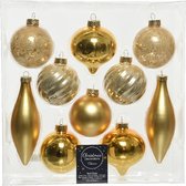 Décorations de Noël - Set de Boules de Noël en Glas 10 pièces