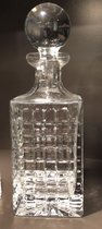 LUXORIA - EXCLUSIEVE KRISTALLEN WHISKYKARAF VOOR DE KENNERS  - model 3 - echt kristal, handgemaakt, luxe cadeau, whiskeykaraf voor de connaisseurs