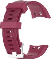 Bracelet en Siliconen - adapté pour Garmin Forerunner 45 et Forerunner 45S - rouge bordeaux