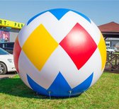 GROTE PVC BALLON Ø 3 meter – Harlequin [ean©Promoballons