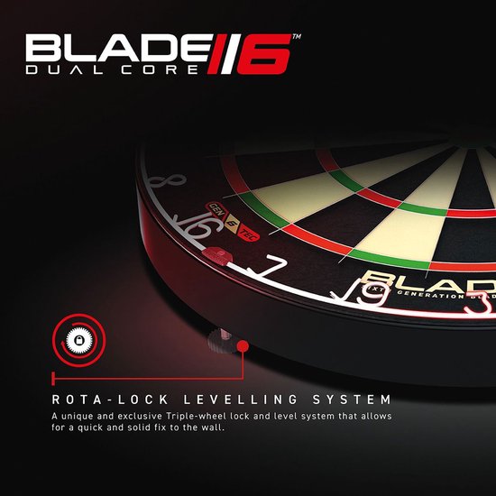 Winmau Blade 6 Dual Core dartbord
