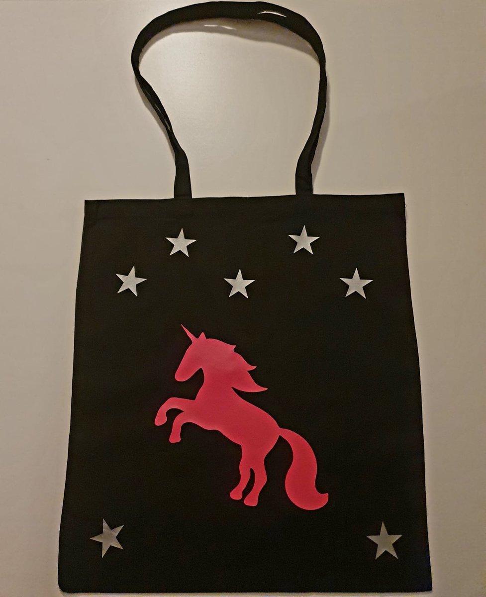 Unicorn - Bedrukte tas - Katoenen tas - Shopper - Bedrukte tassen - Shopping bag - Kado