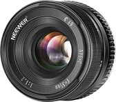 Neewer® - 35 mm f/1.2 Standaardlens - Grote Diafragmaopening - Prime APS-C voor Sony E-Mount spiegelloze camera's - A6500 A6300 A6100 A5100 A5000 A9 NEX 3 NEX 5 NEX 5T NEX 5R NEX 5R NEX 5R NEX 6 7.
