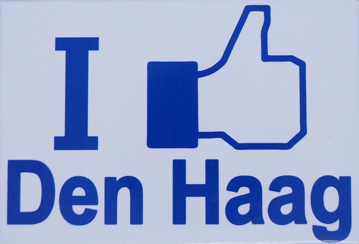 Koelkast magneet I like Den Haag.
