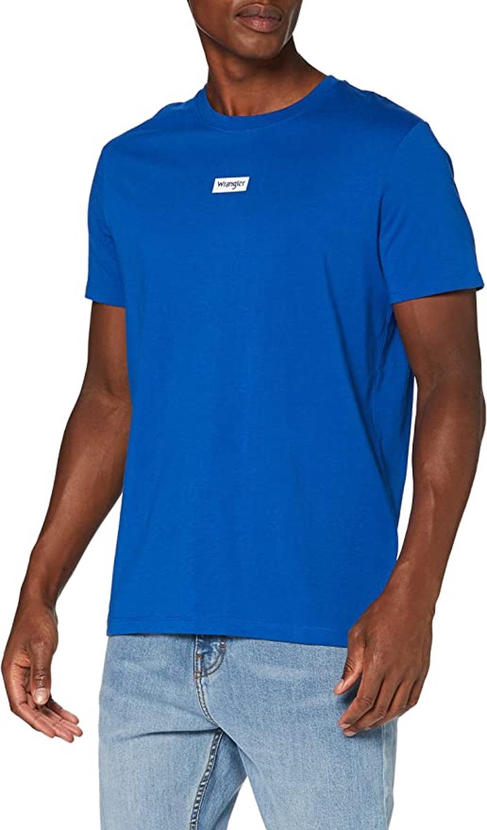 Wrangler Small Logo T-shirt Blauw