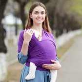 Porte- Bébé - Violet - Carrier - Bébé pour Bébé et tout-petit - Porte- Bébé - 95 % Katoen et 5 % élasthanne