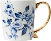 Mug fleur Or | Heinen Delft Bleu | Souvenir
