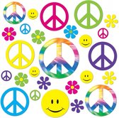 Funny Fashion - Hippie Flower Power peace wand decoraties 84 delig