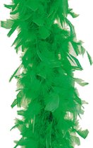 Faram Party - Veren Boa - Carnaval verkleed accessoire - groen - 180 cm - 50 gram