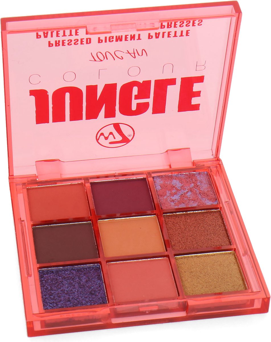 Goedkoopste W7 Jungle Colour Pressed Pigment Oogschaduw Palette - Toucan