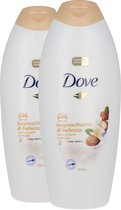 Dove Caring Bath 2 stuks à 700 ml - Shea Butter And Vanilla (Italiaanse tekst)