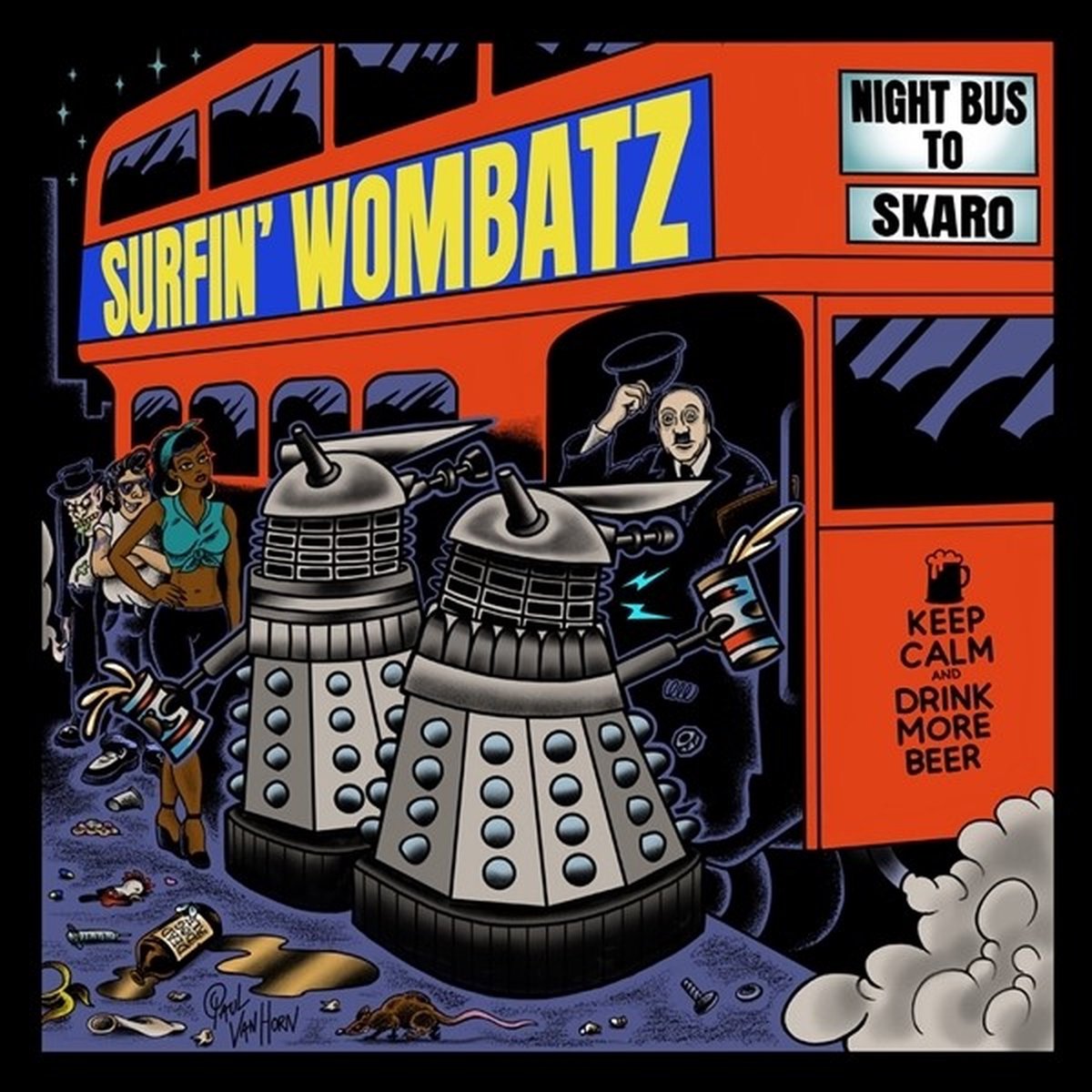 The Surfin' Wombatz - Night Bus To Skaro (CD)
