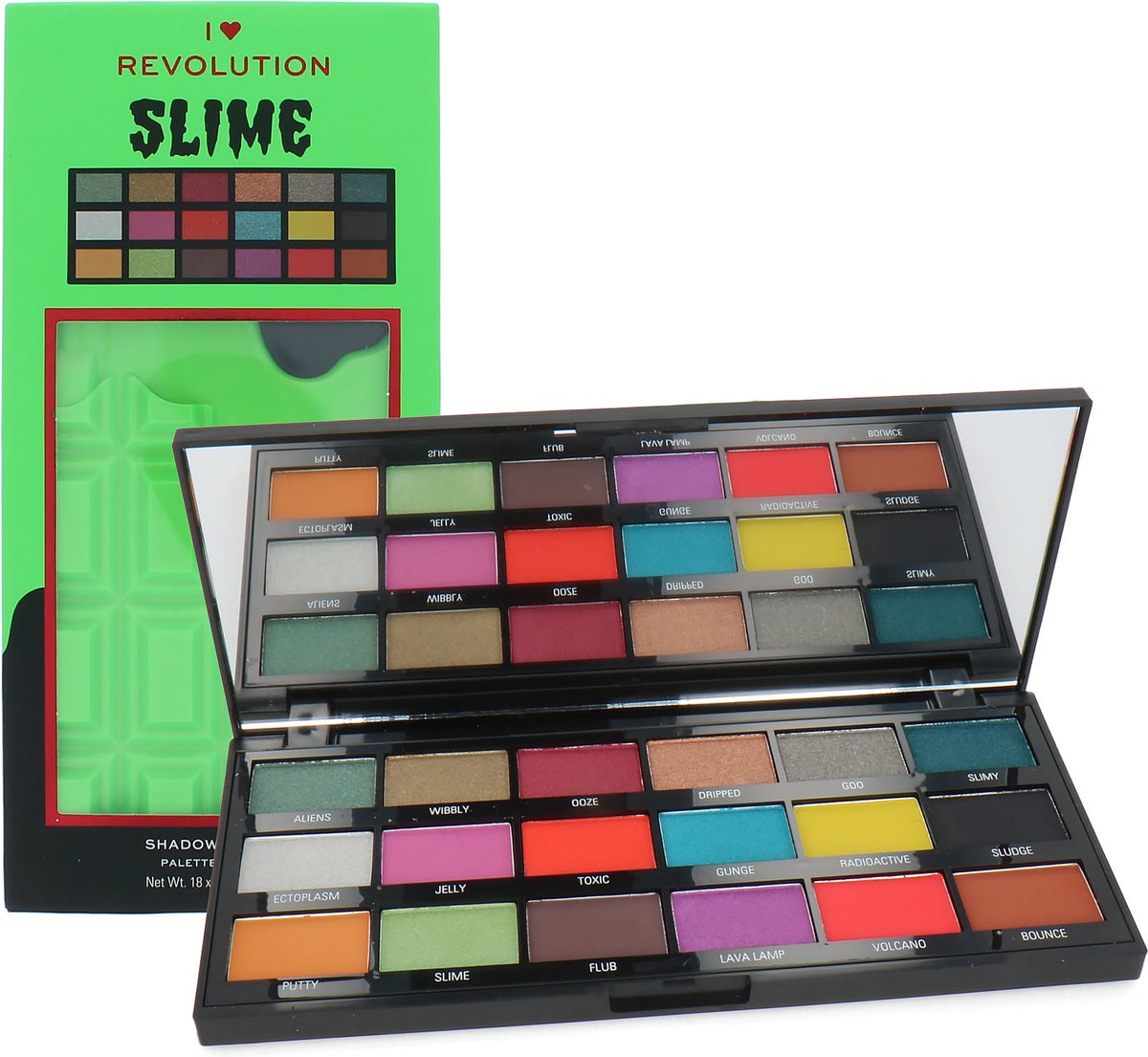 Makeup Revolution I Love Revolution Oogschaduw Palette - Slime