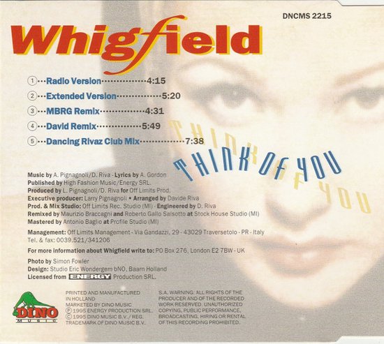 CD Platinum Disc Whigfield Edizione Limitata - Century Music Awards | Con Targa Incisa, Certificato Autenticità - Foto 5