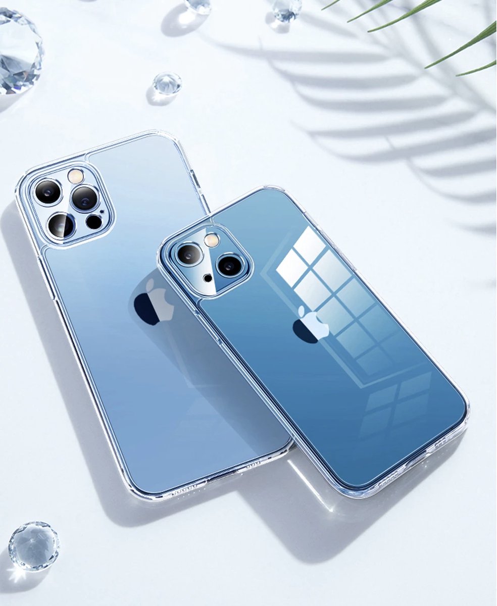 iPhone 13 Pro Beschermhoesje - Doorzichtig - Case - Shockproof